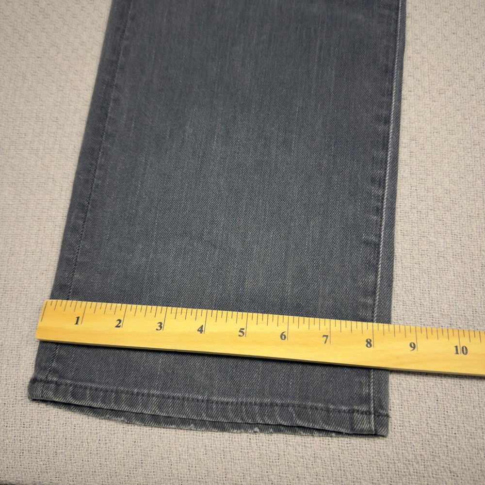Citizens of Humanity Jeans Mens 36x34 Gray Core Straight Fit Denim Made in USA - Picture 12 of 13